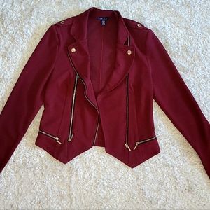 BURGUNDY UkLA cotton Jacket size M